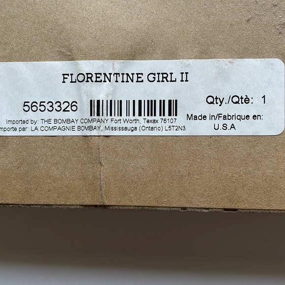 Vintage Bombay Co. Prints Framed Wall Decor Picture Florentine Girl - Picture 5 of 5